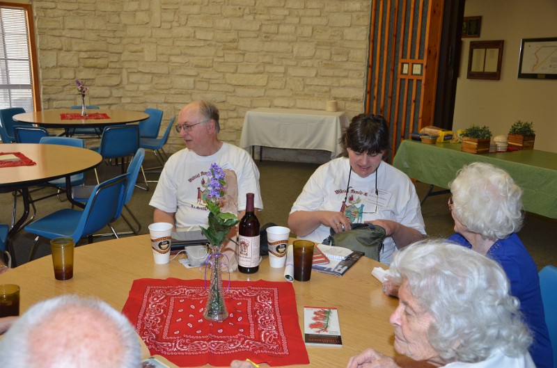 DSC_0355.JPG - Ready for some wine from Rosemary's Winery in La Grange.